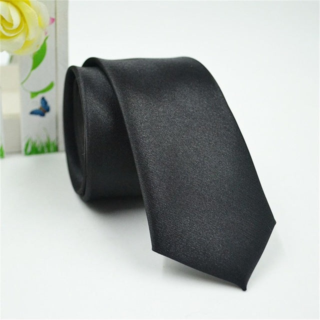Men 0 Necktie Fashion Ties Skinny Solid Formal Slim For 02kg