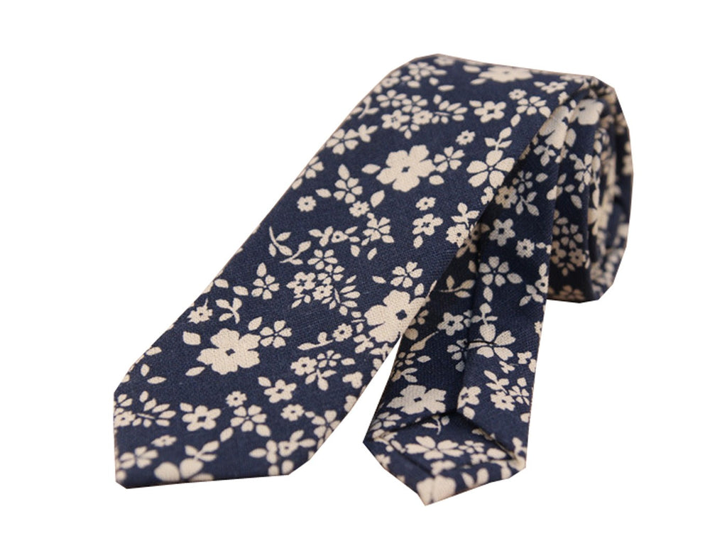 Men's Cotton Skinny Tie