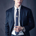 New Men Fashion Business Charm Embroidery-pattern Necktie Clover, dandelion, rose Party, for Wedding Party