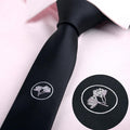 New Men Fashion Business Charm Embroidery-pattern Necktie Clover, dandelion, rose Party, for Wedding Party