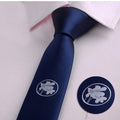 New Men Fashion Business Charm Embroidery-pattern Necktie Clover, dandelion, rose Party, for Wedding Party